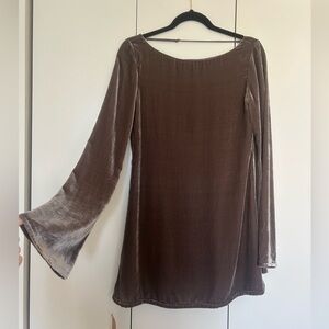 NWT Reformation Velvet Mini Dress